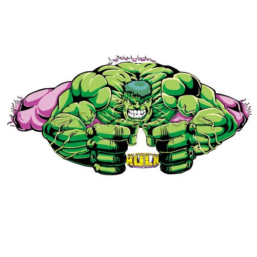 Hulk T-shirts Iron On Transfers N4534